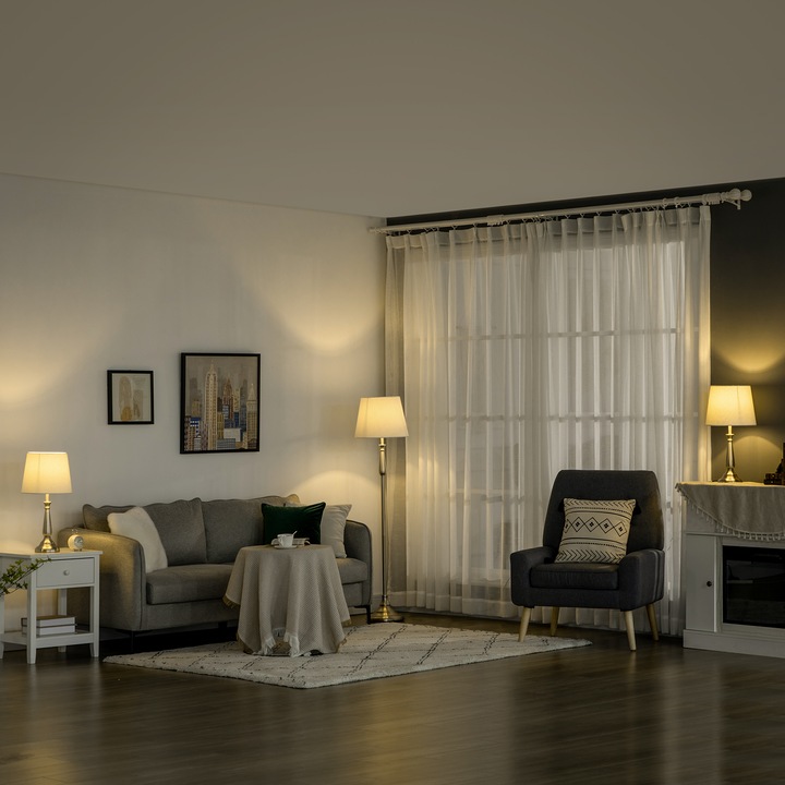 Produktbild Homcom Stehlampen-Set mit E37 Fassung (E27)