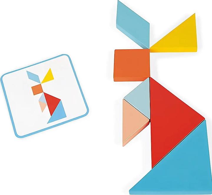 Actual product image Janod Tangram