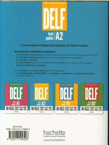 Image du produit DELF : tout public A2 : conforme au nouveau format d'épreuves (Français, Collectif, 2024)