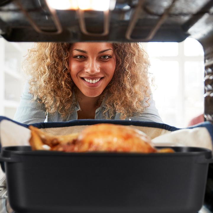 Actual product image Relaxdays Roasting Pan With Lid