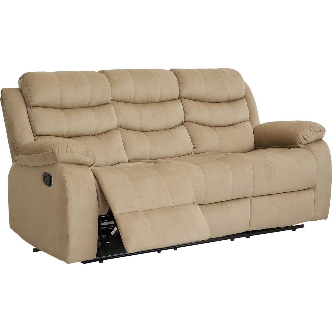 HTI-Living, Sofa, Sofagarnitur Mokka Kirwall