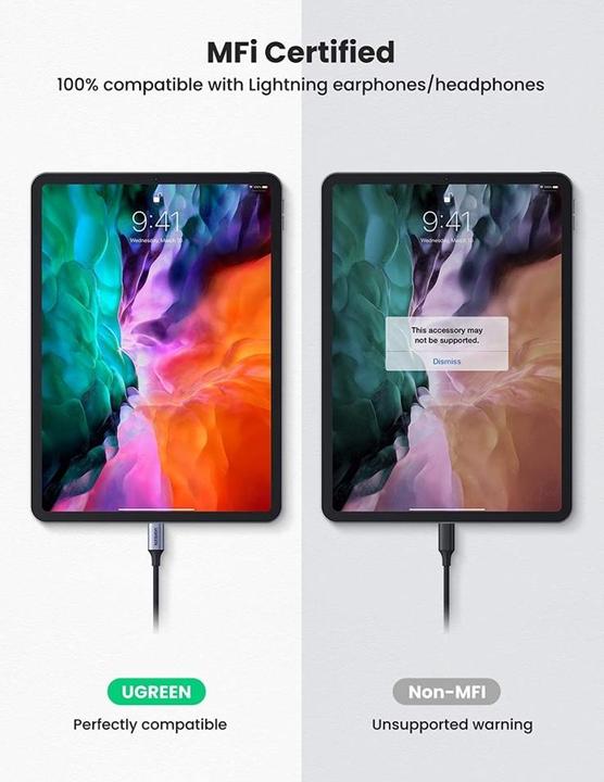 Produktbild Ugreen USB C – Lightning Adapter (USB Typ C, Lightning)