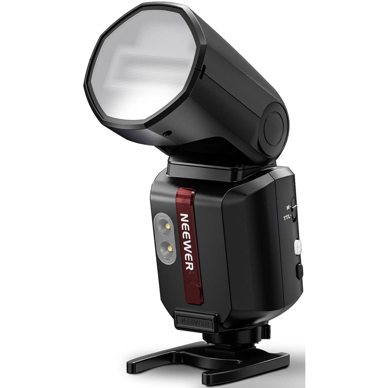 Neewer Z3-C TTL Camera Flash Speedlite with 3000mAh Lithium Battery (Attacco del flash, Canon), Flash, Nero