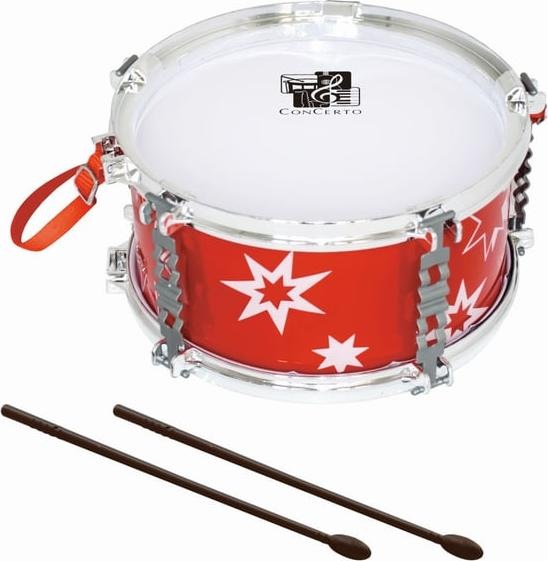 Actual product image TrendAlliance Concerto 681.08301 708301 Plastic marching drum, drum with carrying strap and 2 batons, K