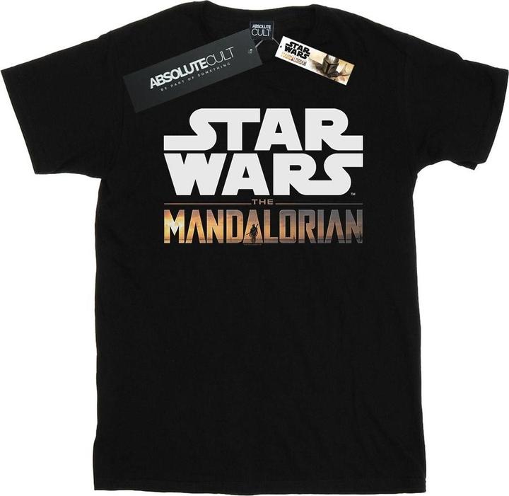 Actual product image Star Wars Mens The Mandalorian Logo T-Shirt (5XL)