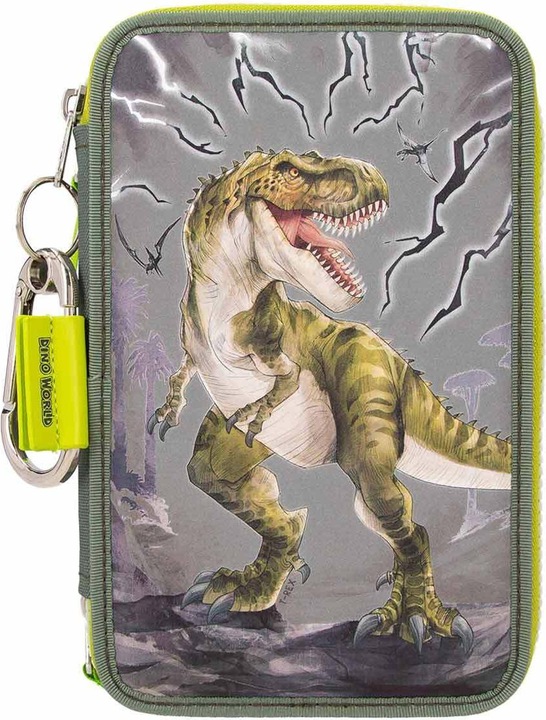Produktbild Dino World - Triple Pencil Case REFLECTOR ( 0411758 )