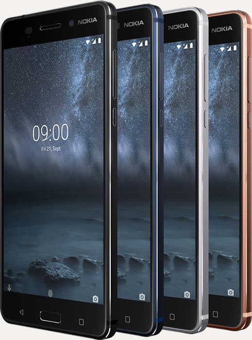 Actual product image Nokia 6 (32 GB, Mat Black, 5.50", Hybrid Dual SIM, 16 Mpx, 4G)