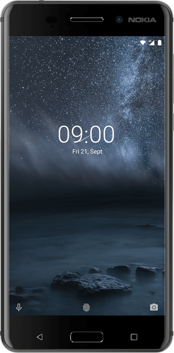 Nokia 6 (32 GB, Mat Black, 5.50", Hybrid Dual SIM, 16 Mpx, 4G)