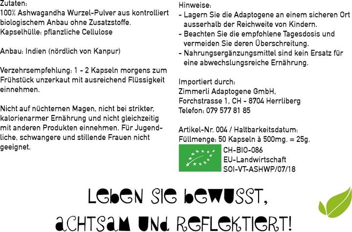 Nährwerte und Zutaten
