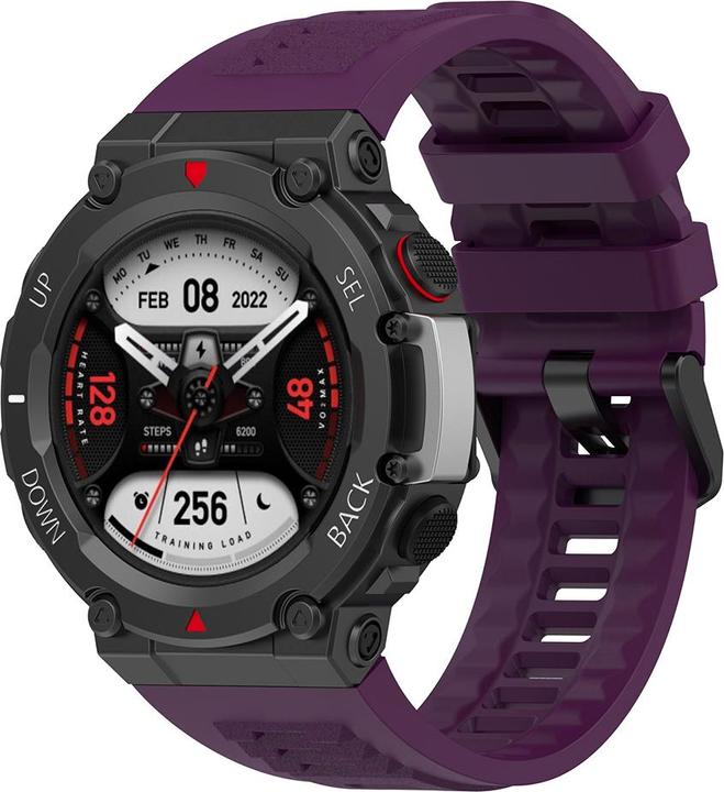 Produktbild Techsuit - Watchband (W067) - Amazfit T-Rex 2 / 2 Ocean Blue - Purple (Silicone, TPU)