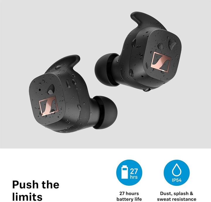 Produktbild Sennheiser Sport TW (Passive Geräuschunterdrückung, 9 h, Kabellos)
