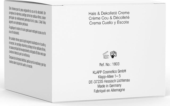 Image du produit Klapp Crème pour le cou et le décolleté A CLASSIC 50 m (50 ml, Crème 24h)