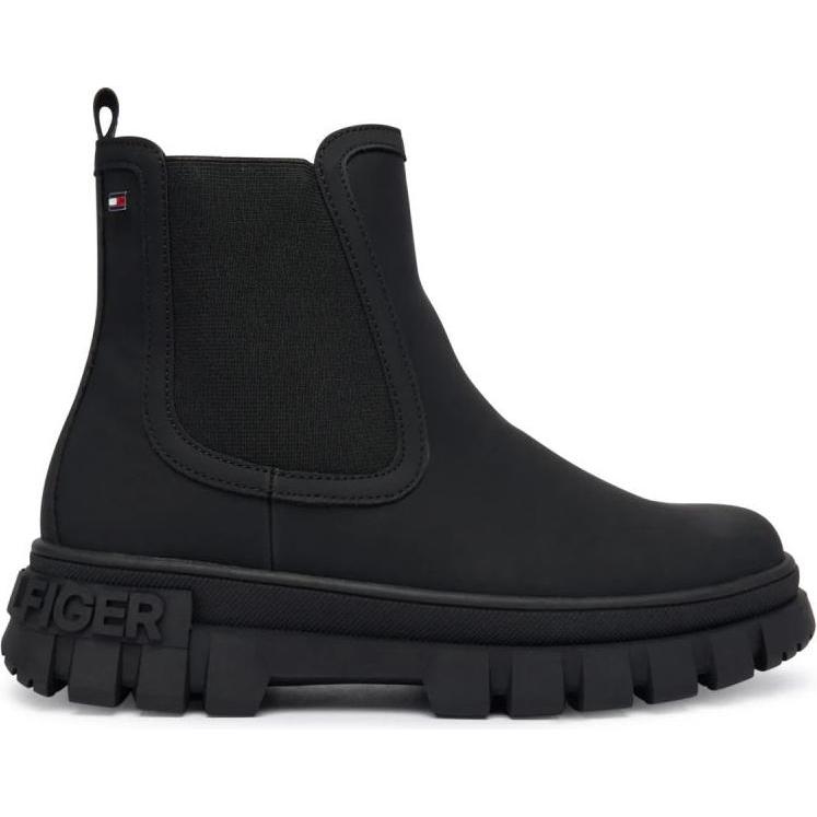 WD, Donne, Stivali, Tommy Hilfiger Women's Chelsea Boots T3X5-34130-1355999 BLACK, Nero, (40)