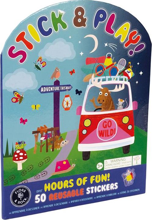 Actual product image Rock FLOSS & - Stick & Play Adventure - (48P6037) (50 Sticker)