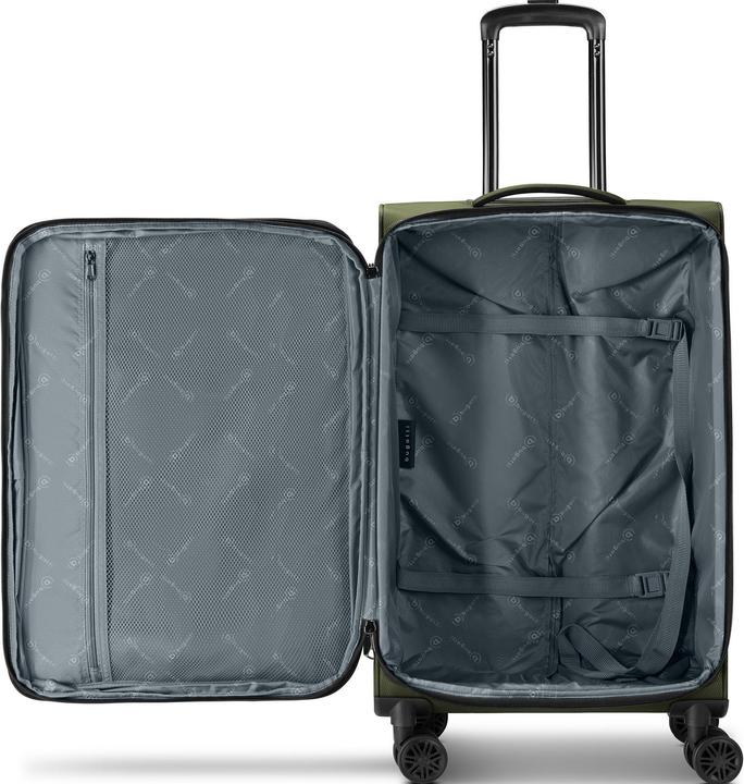 Image du produit Bugatti Valencia Soft 4 Rollen Trolley M 64.5 cm mit Dehnfalte (57 l)