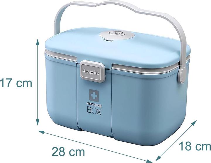 Relaxdays Medicine box