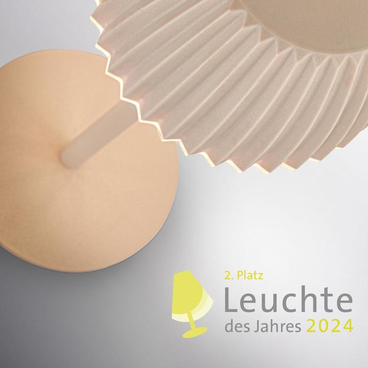 Immagine prodotto Briloner Brilo unplugged RIFFLE Akku Nano Tischleuchte mit Lichtkante - Beige (130 lm)