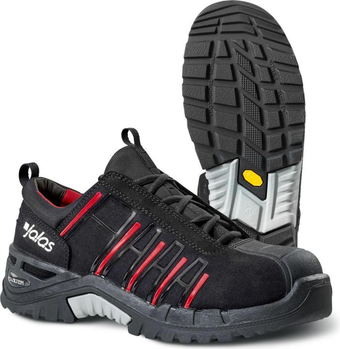 Productafbeelding Jalas Lage schoen 9955 Exalter zwart rood S3 Gr. 47 (S3, 47)