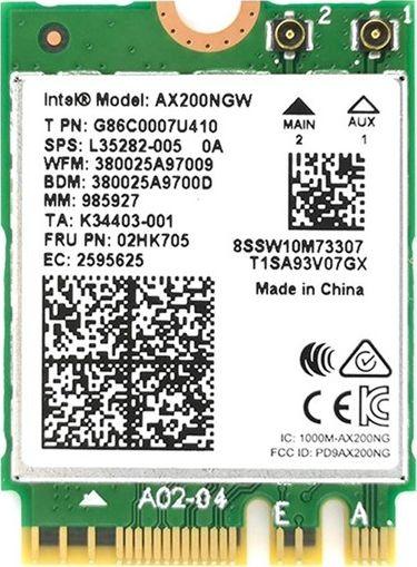 Actual product image Intel AX200.NGWG with vPro (M.2 A Key, M.2 E Key)