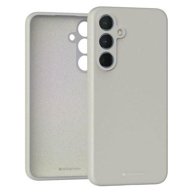Mercury Grigio Silicone Sam A55 A556 Kamienny /Stone (Samsung Galaxy A55), Cover Smartphone,