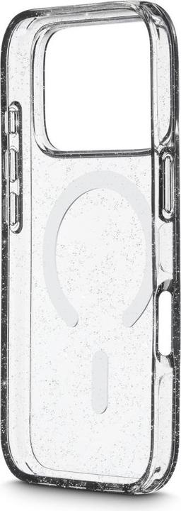 Actual product image White Diamonds “Mag Glitter” Cover for Apple iPhone 17 Pro, transparent (Apple iPhone 17 Pro)