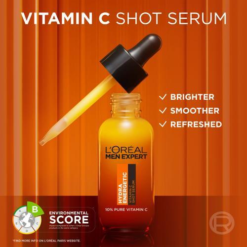 Actual product image L'Oréal Paris Men Expert Hydra Energetic Vitamin C Shot Serum (30 ml)