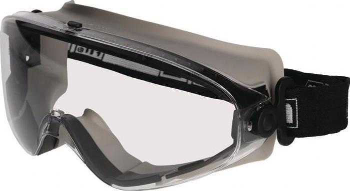 Reldeen Vollsichtschutzbrille Monza EN166:2001 Rahmen schwarz, Scheibe klar Polycarbonat