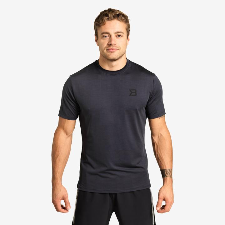 Actual product image Better Bodies Essex Strip Tee Graphite Melange (S)