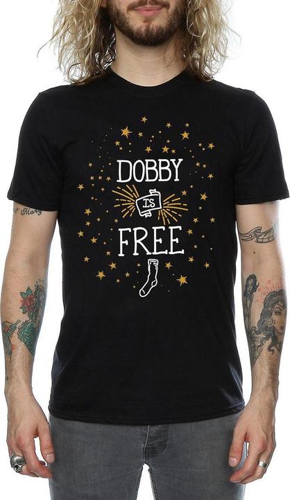 Actual product image Mens Dobby Is Free Cotton T-Shirt (XXL)