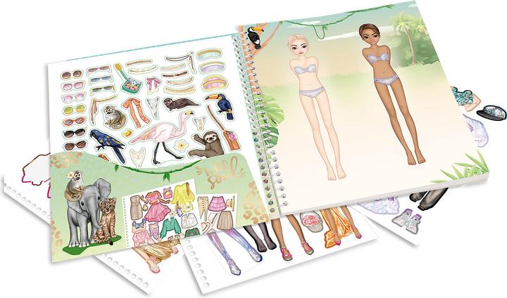 Actual product image Top Model Topmodel - Dress Me Up Stickerbook Safari (0413831) (11 Sticker)