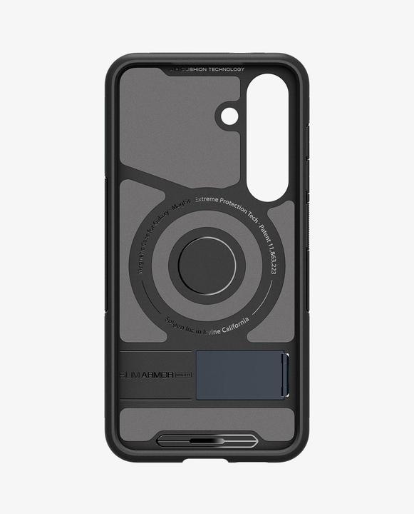 Actual product image Spigen Galaxy S25 Case Slim Armor (MagFit) Metal Slate (Samsung Galaxy S25)
