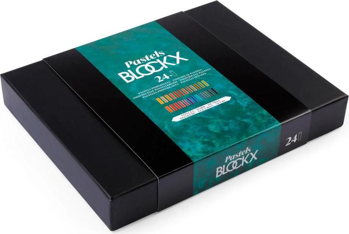 Actual product image BlockX Etui 24 Pastels - Foncés - Cadmium jaune pâle (Darkness, 24 x)