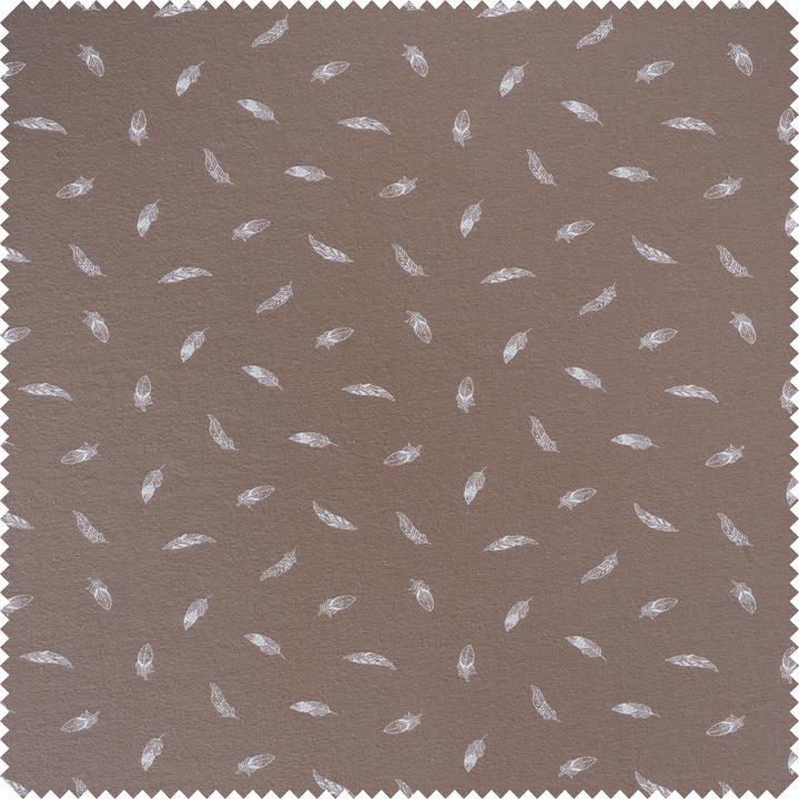 Produktbild VBS Jersey-Stoff "Federn Taupe", 145 cm breit, Meterware