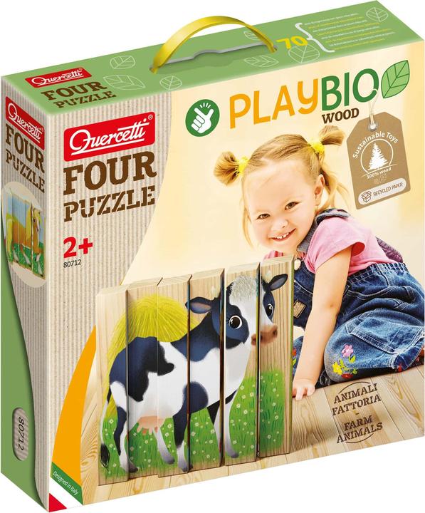 Produktbild Quercetti Bio-Tiere spielen (6 Teile)