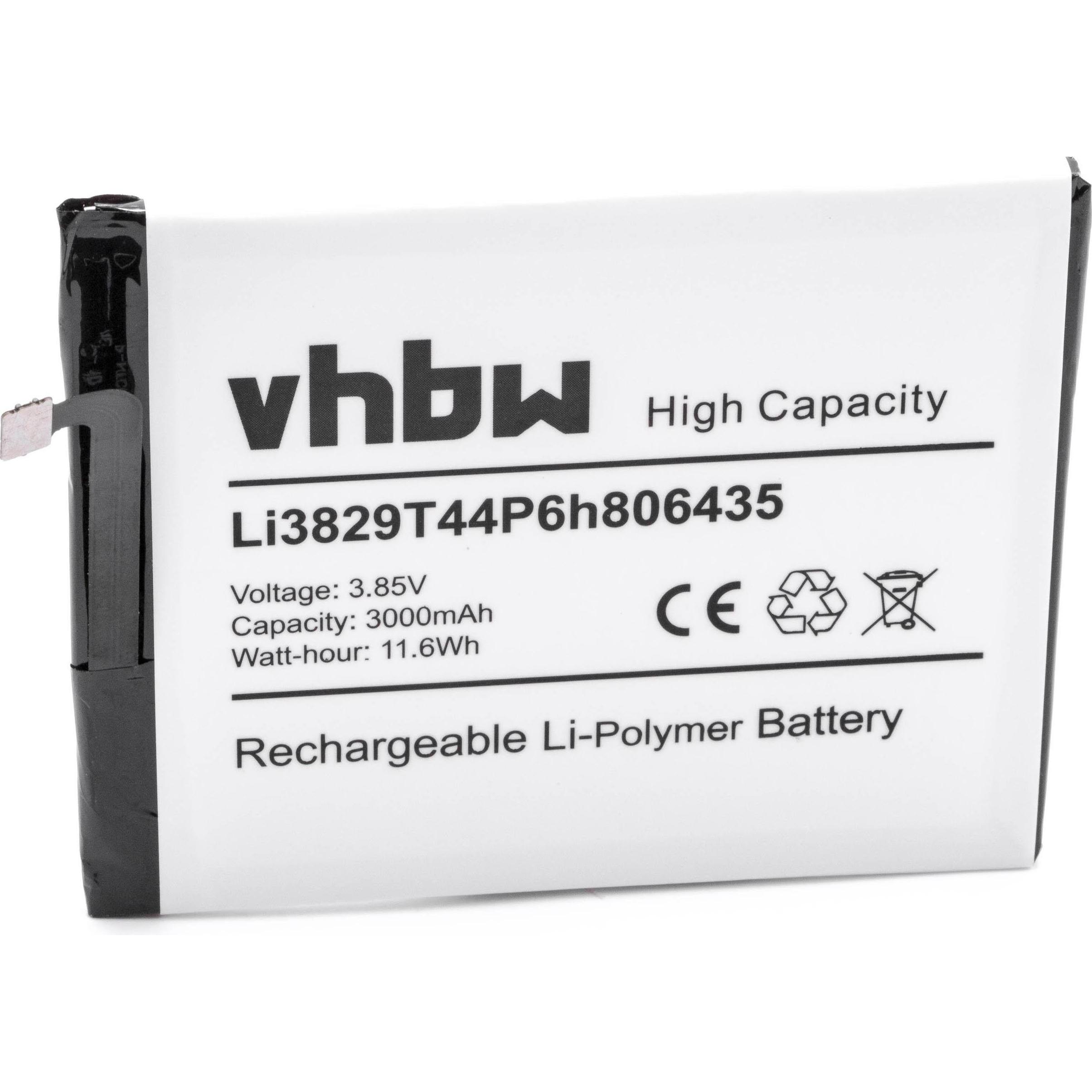 Thumbnail - XCell Li-Polymer-Akku - 3000mAh (3.85V) für Handy, Smartphone, Telefon wie ZTE Li3829T44P6h806435 (Akku), Mobilgerät Ers...