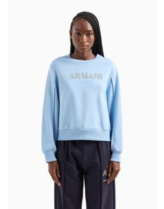 Produktbild Armani Exchange Strasslogo Crewneck Pullover Sweatshirt (38)