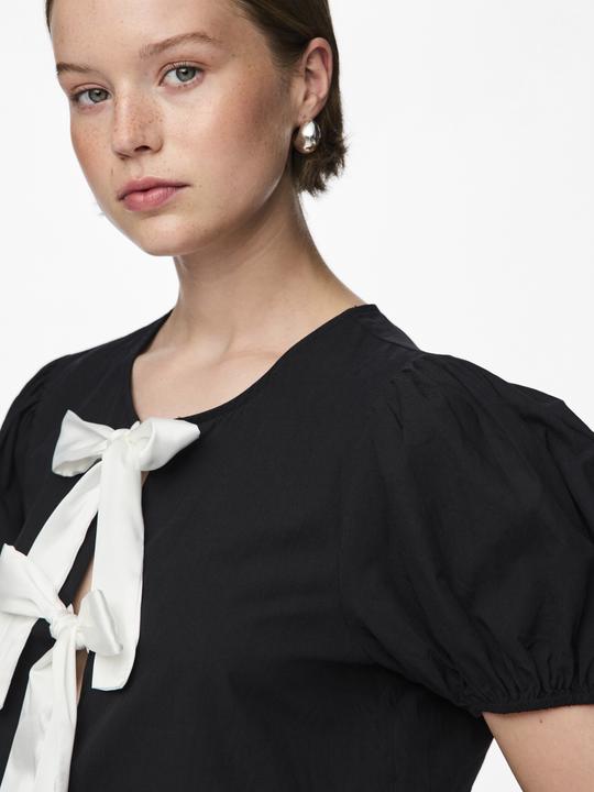 Actual product image Pieces PCGOLLY top with puff sleeves (S)