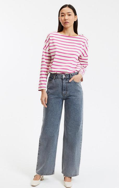 Produktbild La Redoute Collections Ringelshirt Signature AIMIE mit lockerer Schnittform (S)
