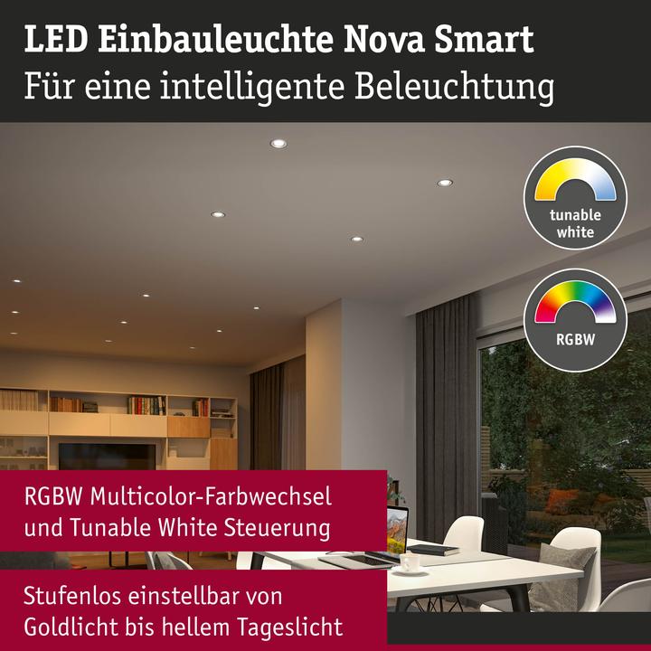 Produktbild Paulmann Einbauleuchte Nova Set Zigbee (500 lm)