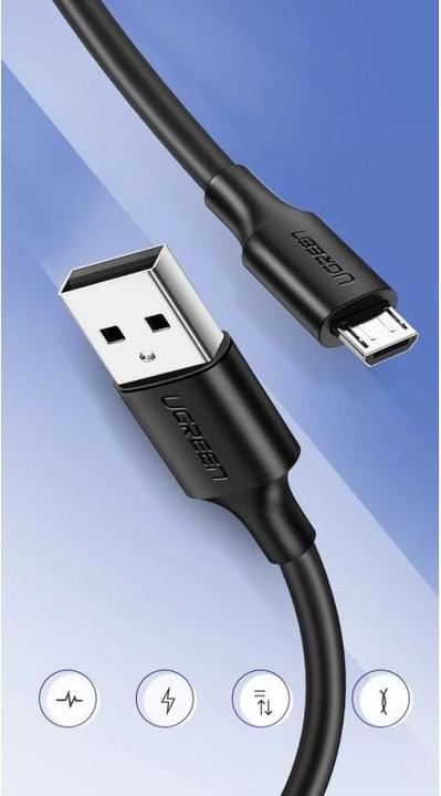Actual product image Ugreen USB A — Micro USB (2 m, USB 2.0)