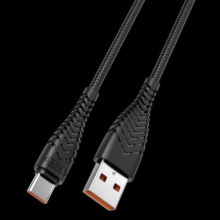 Produktbild Veger Cable cable USB A to Type C 2,4A V104 1,2 m black (1.20 m, USB 2.0)