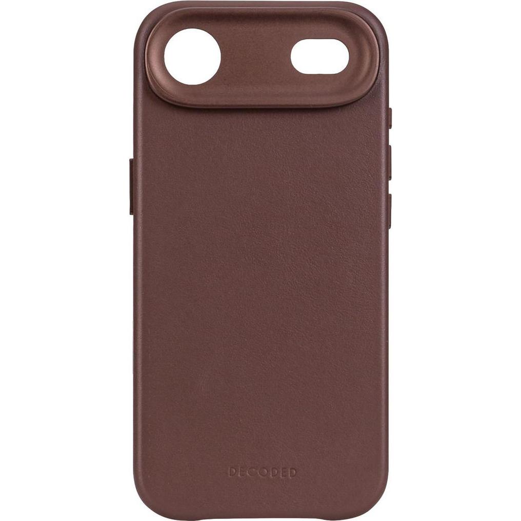 Decoded Leather Backcover Apple iPhone Air Dark Ruby (Apple iPhone Air), Cover smartphone, Rosso