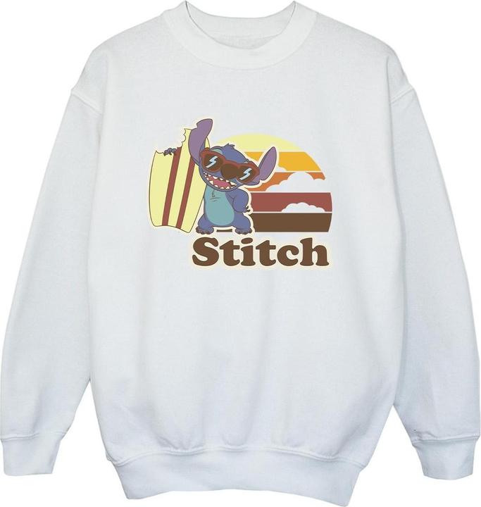 Actual product image Disney Boys Lilo And Stitch Bitten Surfboard Sweatshirt (128)