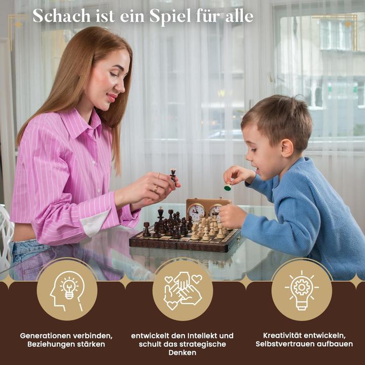 Image du produit Master of Chess Handgefertigtes Schachspiel-Set
