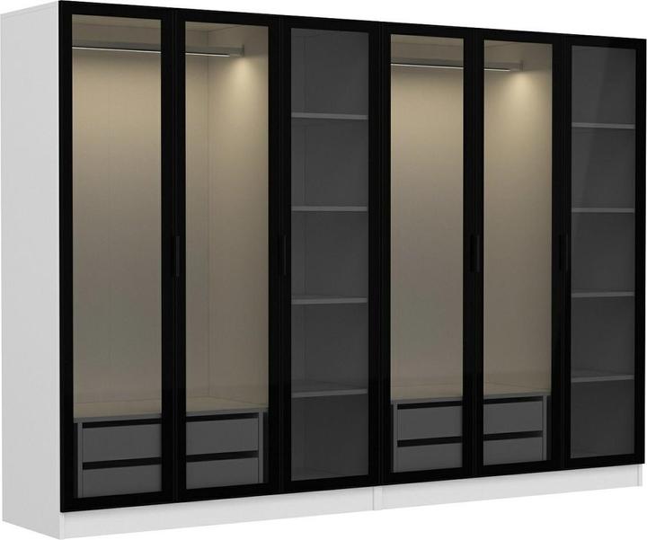 White, Black, Glassware