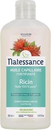 Actual product image Natessance Hair and Nails Natural Castor Oil 250ml (250 ml)