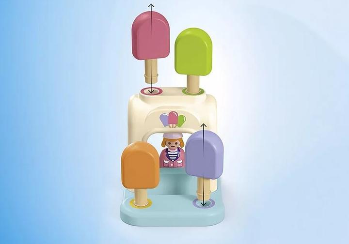 Actual product image Playmobil 1.2.3: Adventure tower with ice cream stand