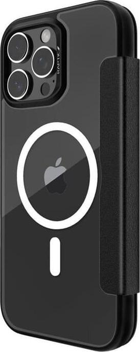 Produktbild Raptic iPhone 16 Pro Max - Urban Folio schwarz - Outdoor Flip Etui mit Magsafe funktion (Apple iPhone 16 Pro Max)