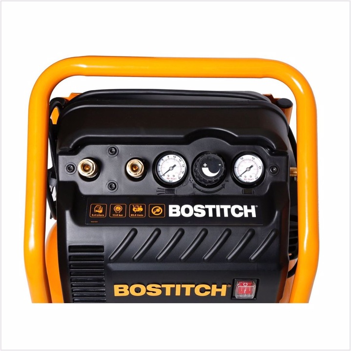 Actual product image Bostitch RC10SQ-E Construction site compressor 9.4 liters / 1.5 hp / 13.78 bar / 230 V extremely quiet (13.78 bar, 9.40 l)