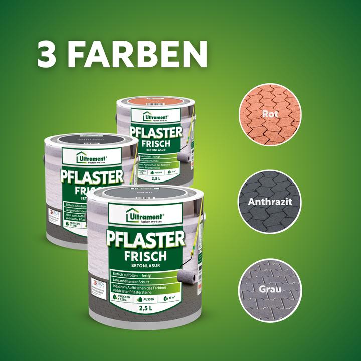 Image du produit Ultrament Pflaster Frisch, Betonlasur (Grau, 2,5 Liters)